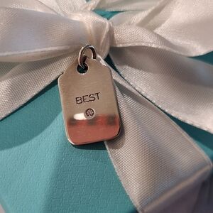 Tiffany and Co. Sterling "Best" charm